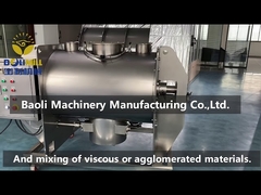 水平プラウシェアミキサーチョッパー混合機（液体スプレー付き）