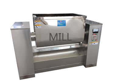 Animal Feed Double Cone Blender Machine , Horizontal Ribbon Blender Tank Mixer