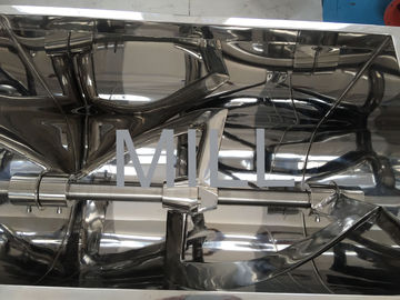 Animal Feed Double Cone Blender Machine , Horizontal Ribbon Blender Tank Mixer