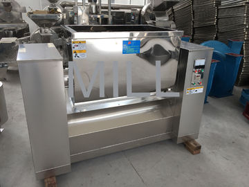 Animal Feed Double Cone Blender Machine , Horizontal Ribbon Blender Tank Mixer