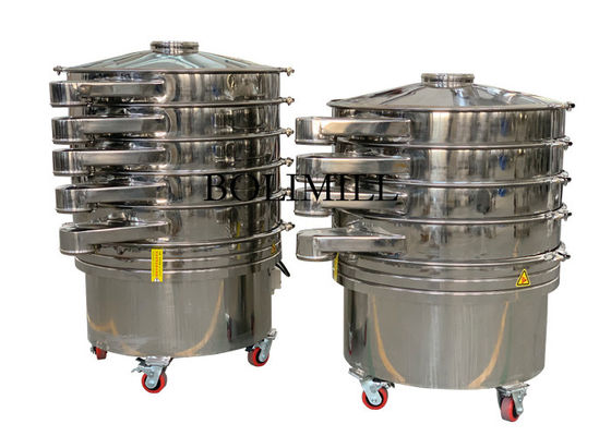 円形の等級分けはセリウムGMP 2000kg/HのVibroのふるい機械を粉にする